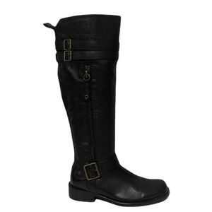 MIZ MOOZ Kellen Leather Buckle Riding Boots 6